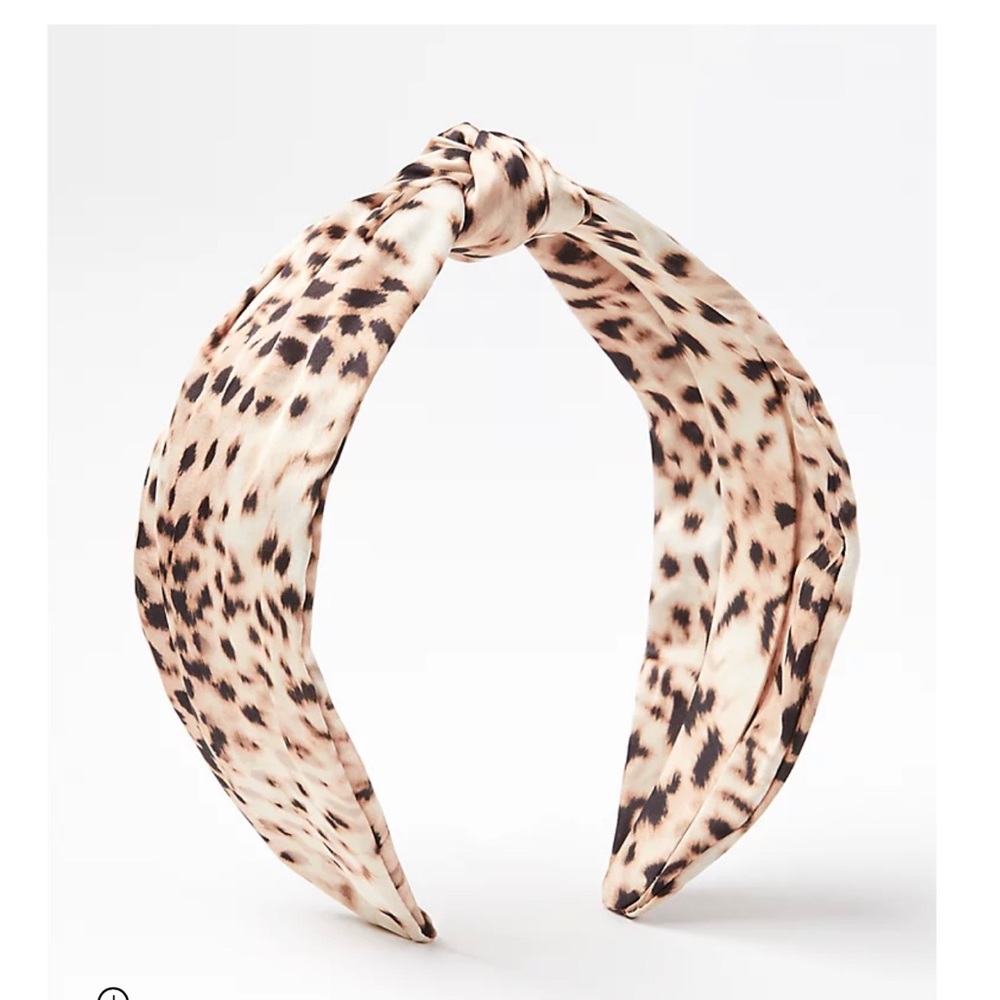 Loft Leopard Knotted Headband Brown 🖤 New w/o tags 🖤